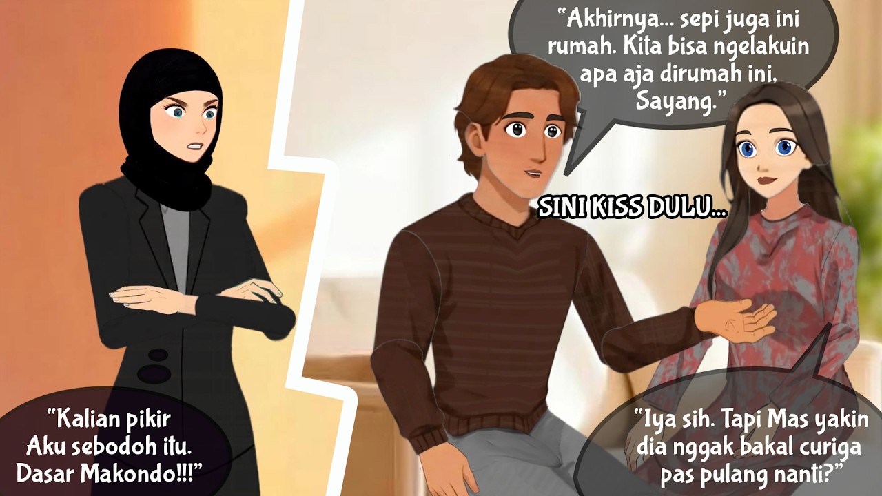 GILA!!! ADIK IPARKU TERNYATA SELINGKUHAN SUAMIKU | Animasi Kartun Drama