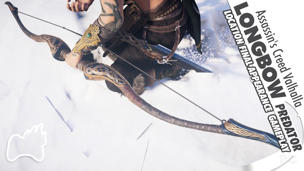 Assassin's Creed Valhalla LONGBOW Predator Bow Location Final Appearance Brutal Gameplay Showcase
