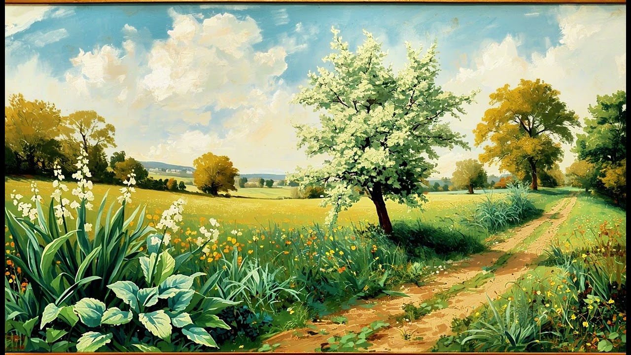 Village | TV Art Screensaver for TV Wallpaper | Vista Frame