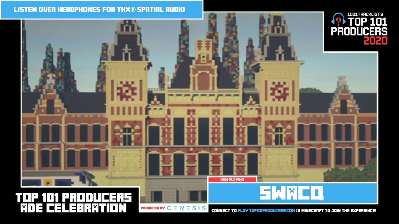 SWACQ - LIVE @ 1001Tracklists Top 101 Producers 2020 Minecraft Festival | Mainstage