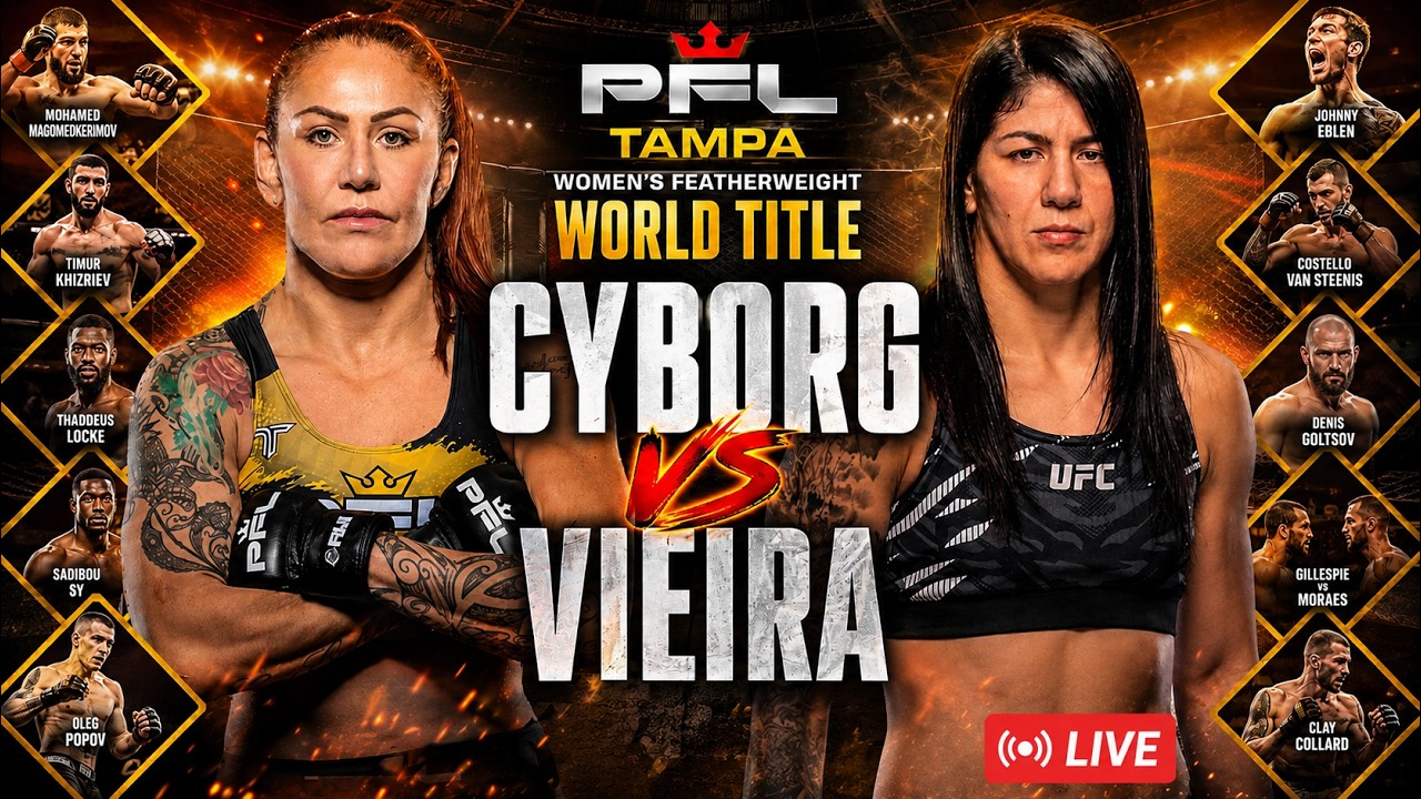 🔴 PFL Tampa 2026 LIVE 🔥 Cyborg vs Vieira | Full Event & Main Card