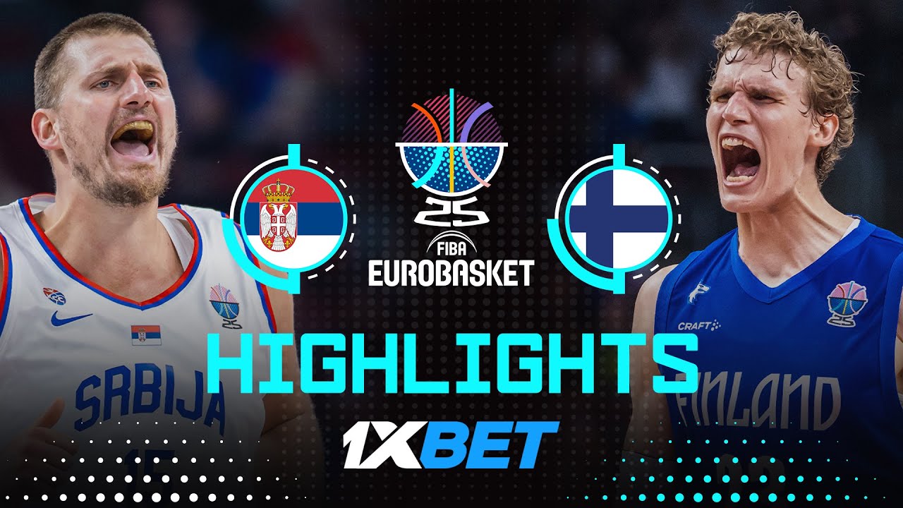 FINLAND 🇫🇮 WITH THE UPSET OF THE CENTURY! Susijengi shock Serbia 🇷🇸 in #EuroBasket 2025 Round of 16