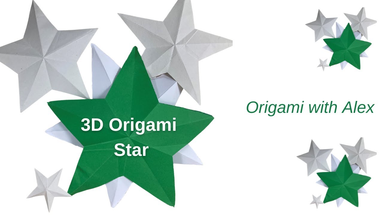 Origami with Alex - 3D origami Star