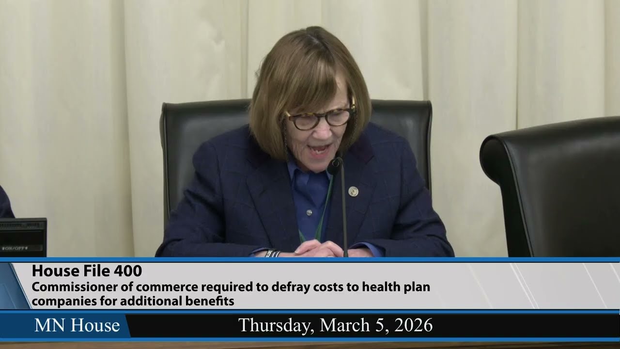 House Commerce Finance and Policy Committee 3/5/26