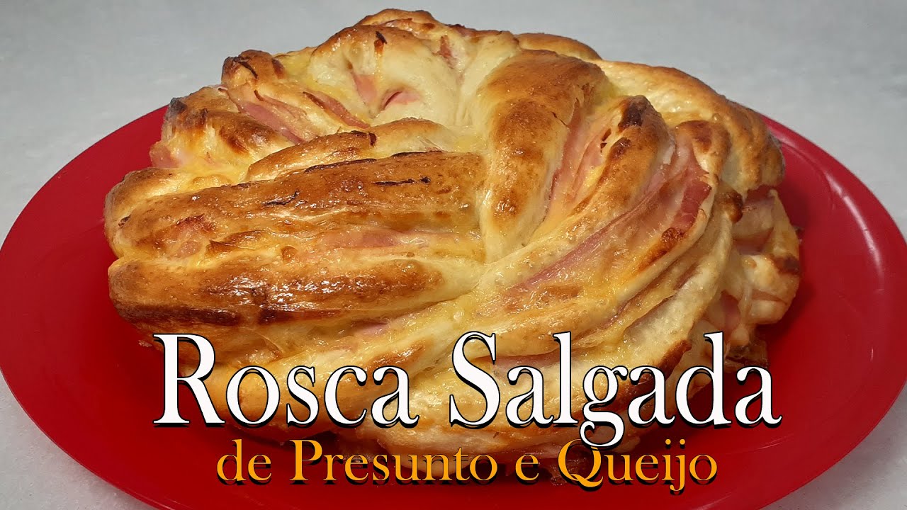 ROSCA SALGADA (de Presunto e Queijo)
