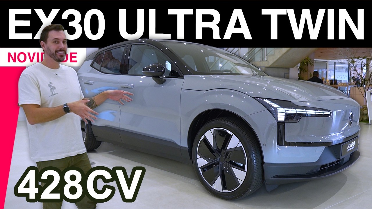 Volvo EX30 Ultra Twin faz 0 a 100 em 3,6s. Por R$ 309 mil vale a pena?