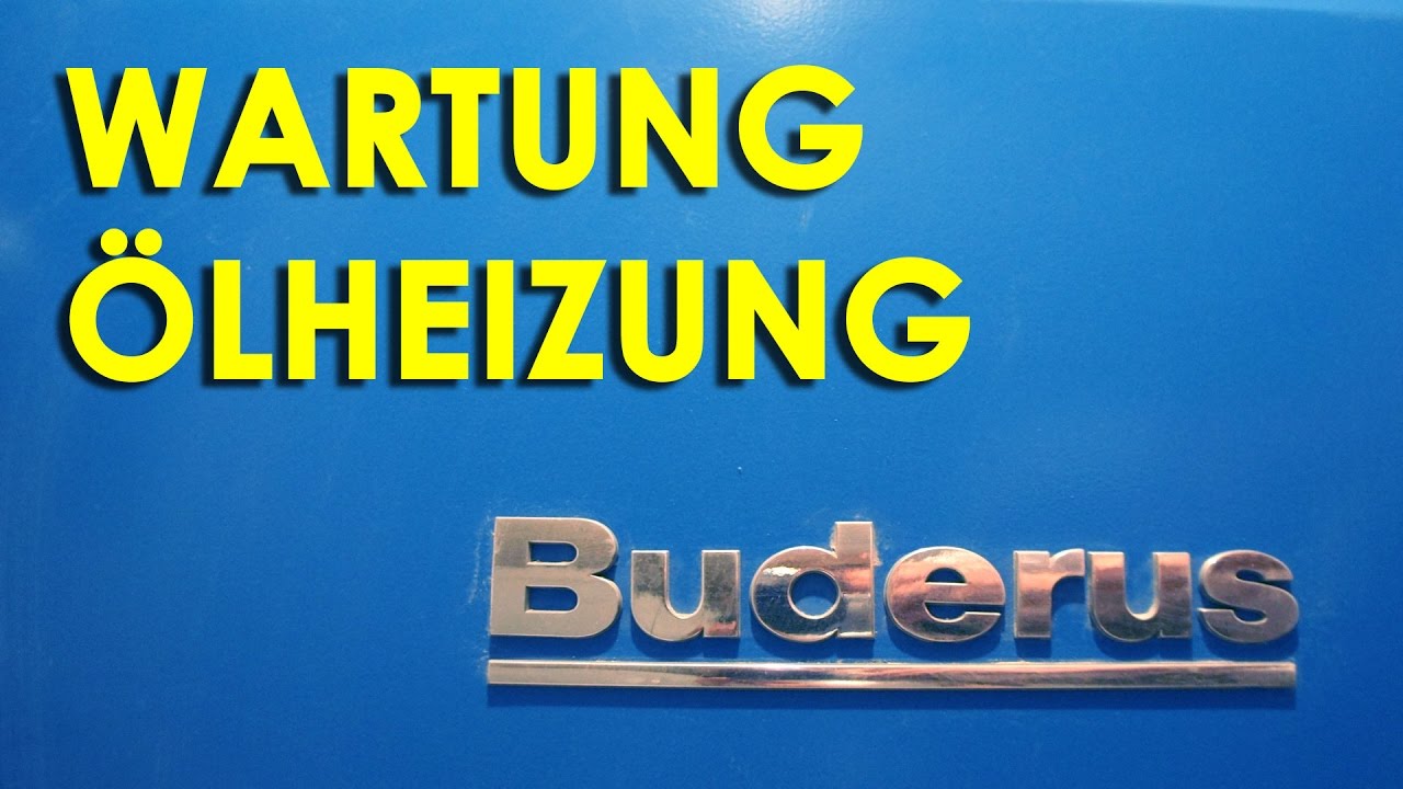 Buderus Heizung Wartung