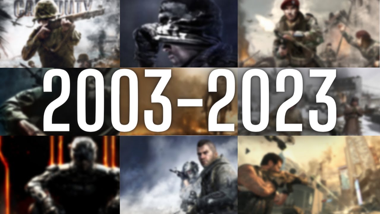 Alle CALL OF DUTY TEILE von 2003-2023