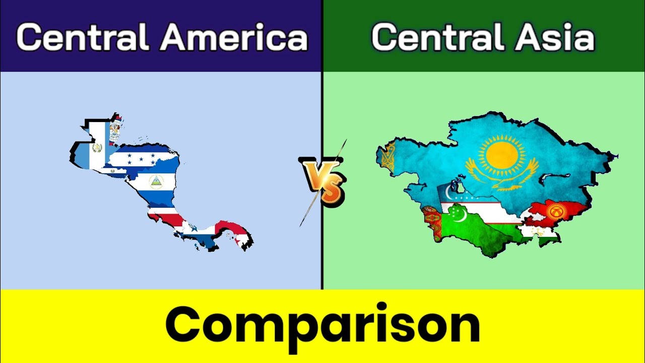 Central America vs Central Asia | Central Asia vs Central America | Comparison | Data Duck