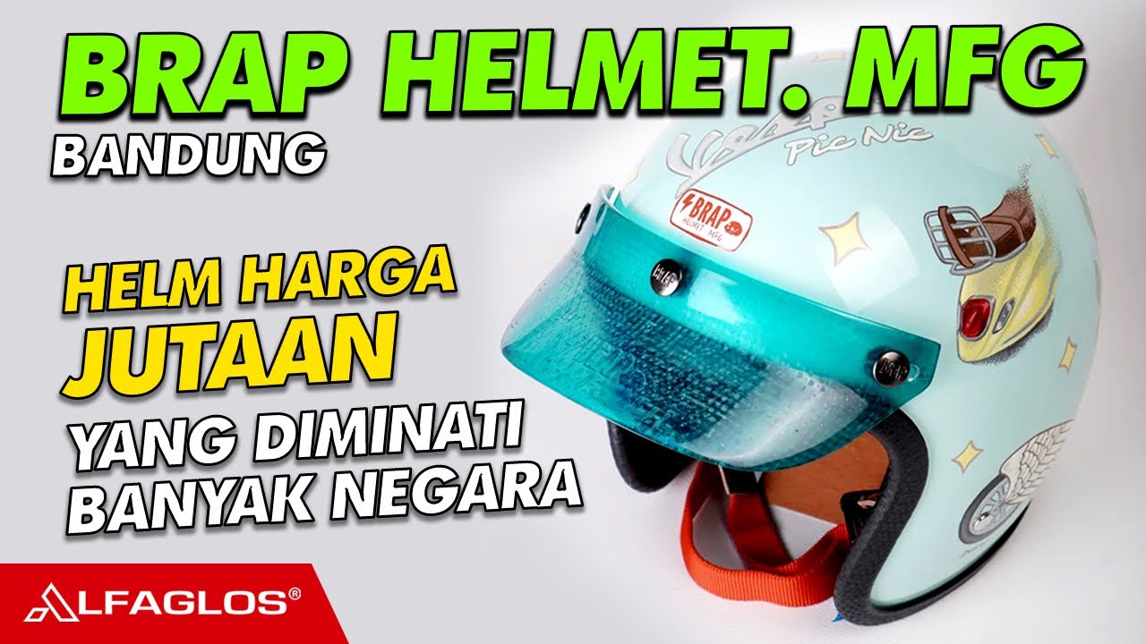 Banyak Kolaborasi Artist Lokal | BRAP HELMET | Alfaglos Indonesia