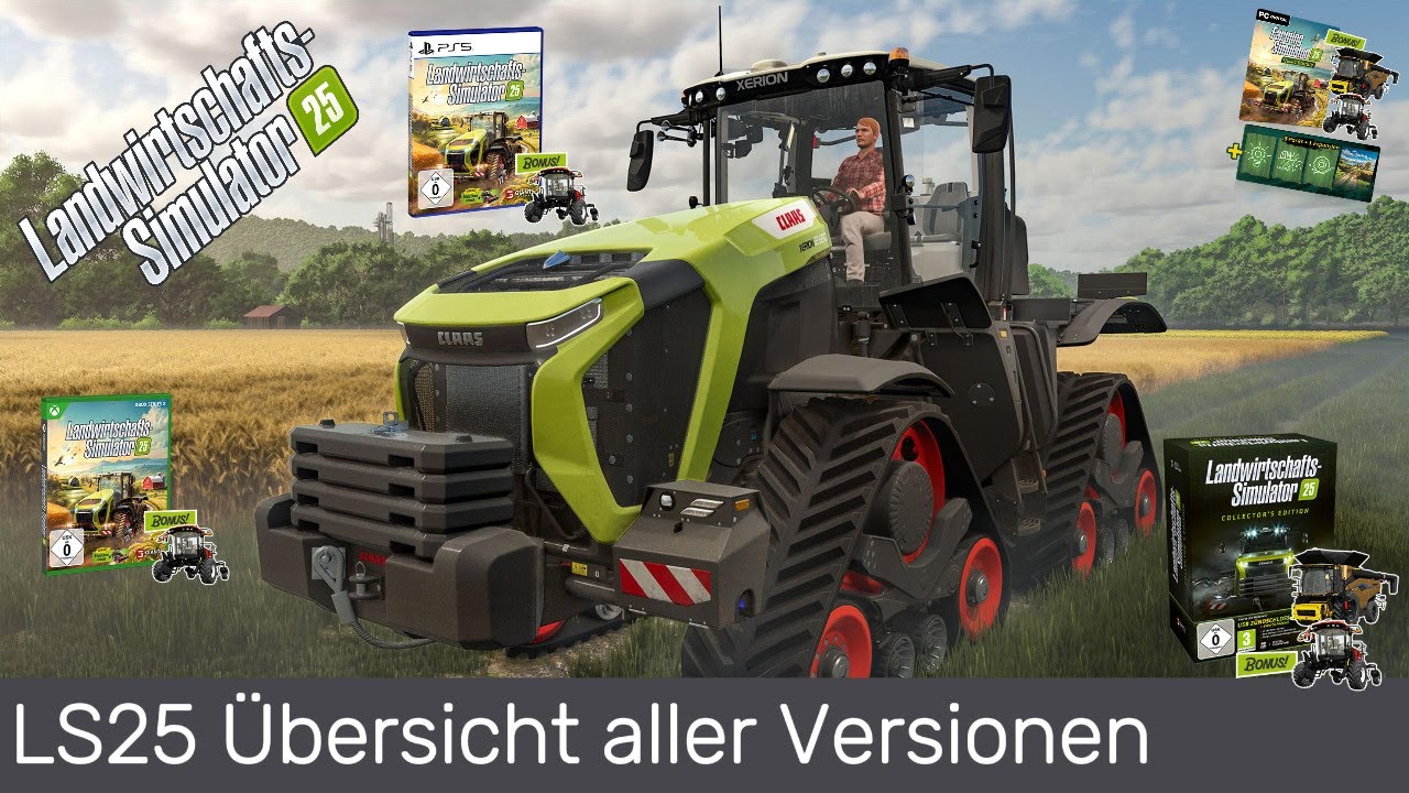 LS25 &Uuml;bersicht aller Versionen