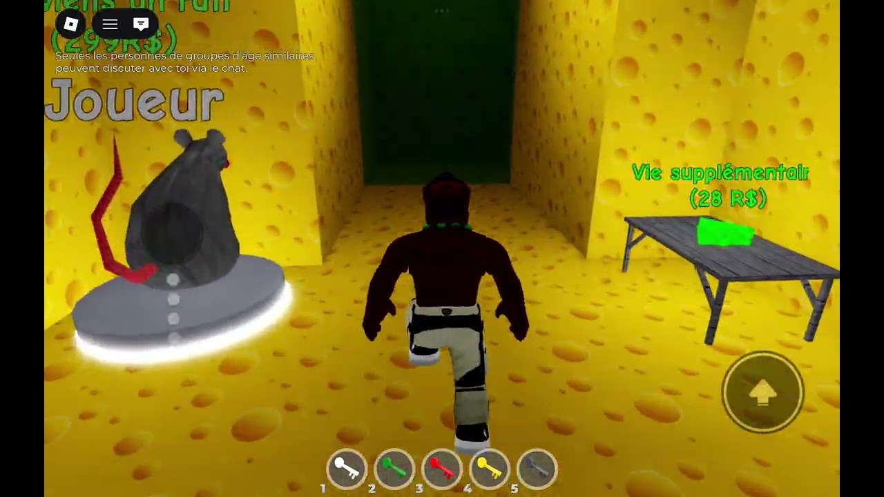 J'ai réussi à tuer ce gros rat (cheese escape chapter 1) end Secret