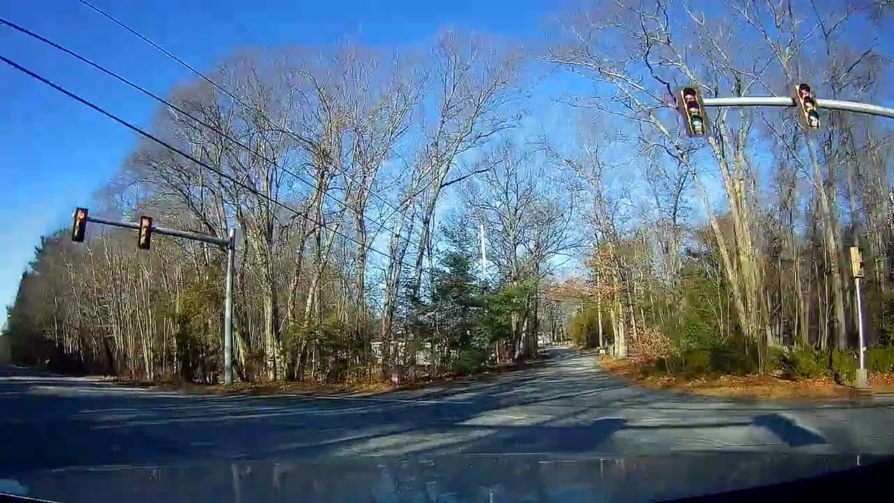 Driving through Lincoln and Smithfield, Rhode Island