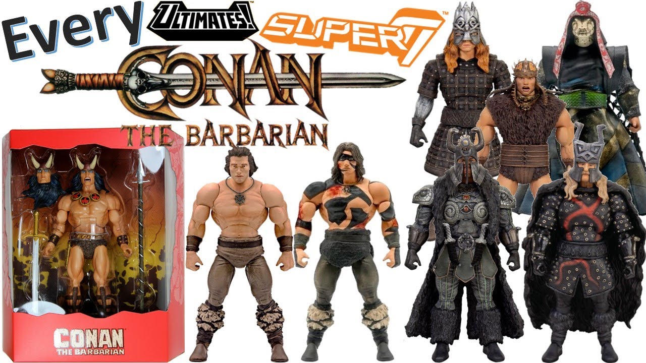 ***see newer video*** Every Super7 Ultimates Conan the Barbarian Comparison List