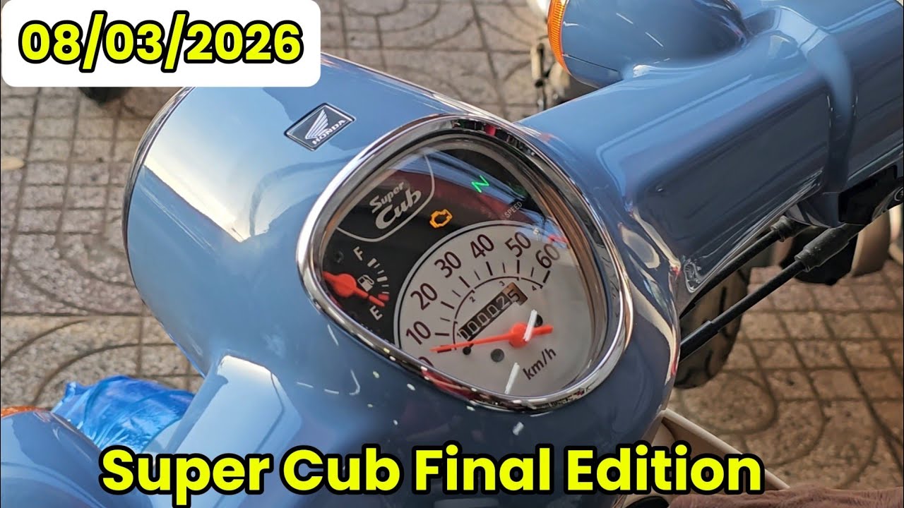 Nổ Máy Honda SUPER CUB 50 FINAL EDITION ship Châu Đốc ngày 08/03/26. Khải Phạm #cup #50cc #2026 #xe 