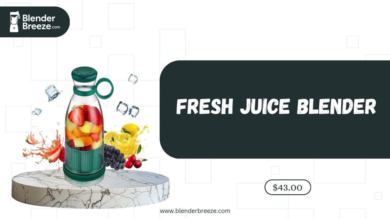 Blender Breeze Review: Powerful, Portable & Perfect for Smoothie Lovers! 🍓