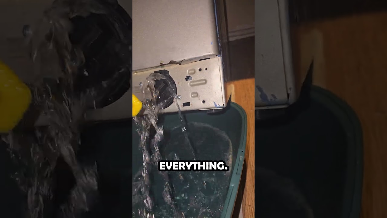 Засор в насосе стиральной машины Hotpoint #сделайсам #ремонтбытовойтехники #fyp #как #правильноре...