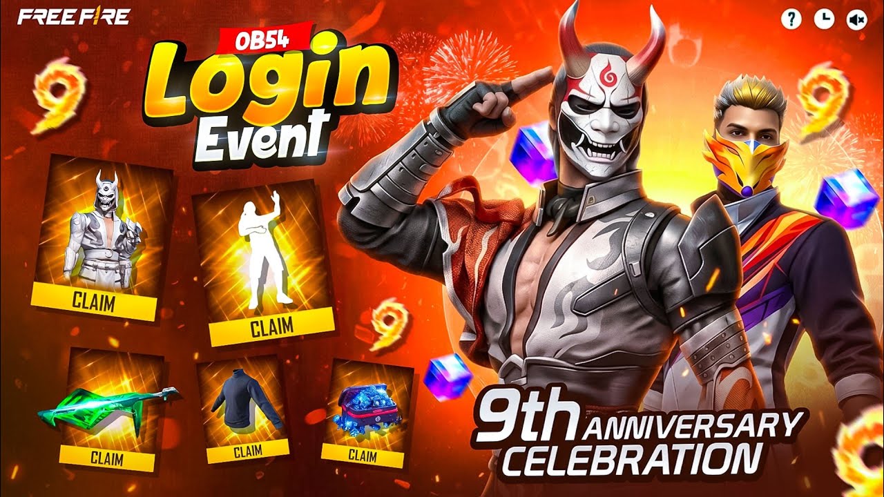 OB53😱ALL NEW💥EVENT FREE FIRE || 9TH ANNIVERSARY EVENT FREE FIRE || BANGLADESH SERVER NEW EVENT FF
