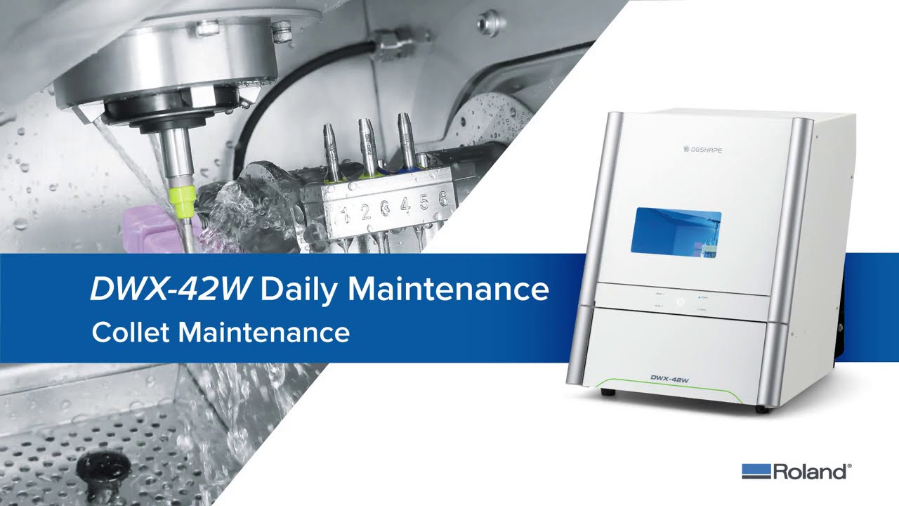 DWX 42W Out of the Box   Collet Maintenance