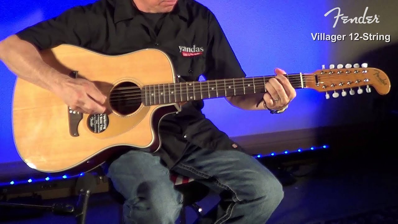 Fender Villager 12 String Acoustic Guitar Review - YandasMusic.com