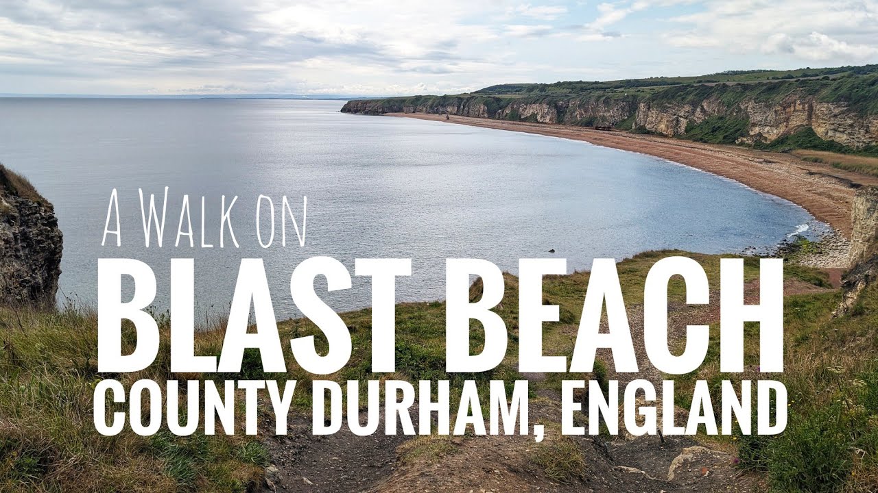 A Beach Walk in North East England: Blast Beach at Seaham in County Durham