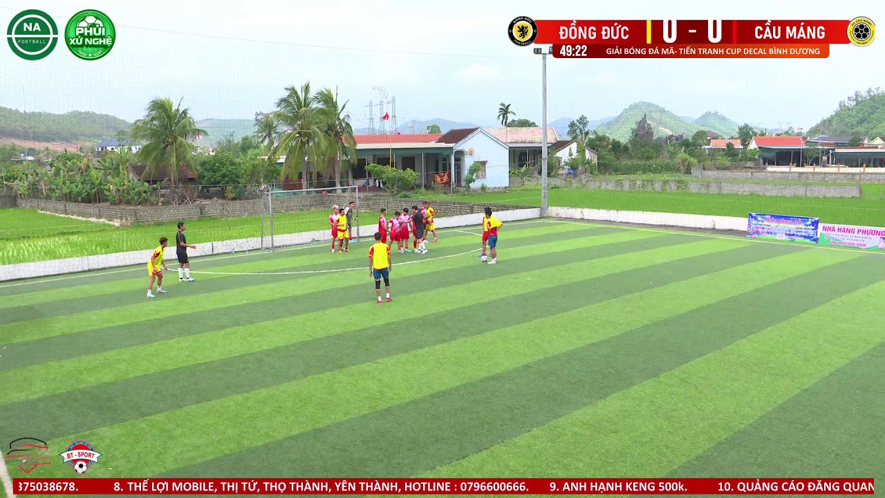 🔴LIVE: ĐỒNG ĐỨC  🆚 CẦU MÁNG ⚽GIẢI BÓNG ĐÁ MÃ- TIẾN TRANH CUP DECAL BÌNH DƯƠNG