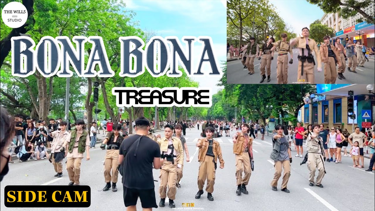 [KPOP IN PUBLIC - SIDECAM] TREASURE - 'BONA BONA' Dance Cover By The Will5 | VIETNAM