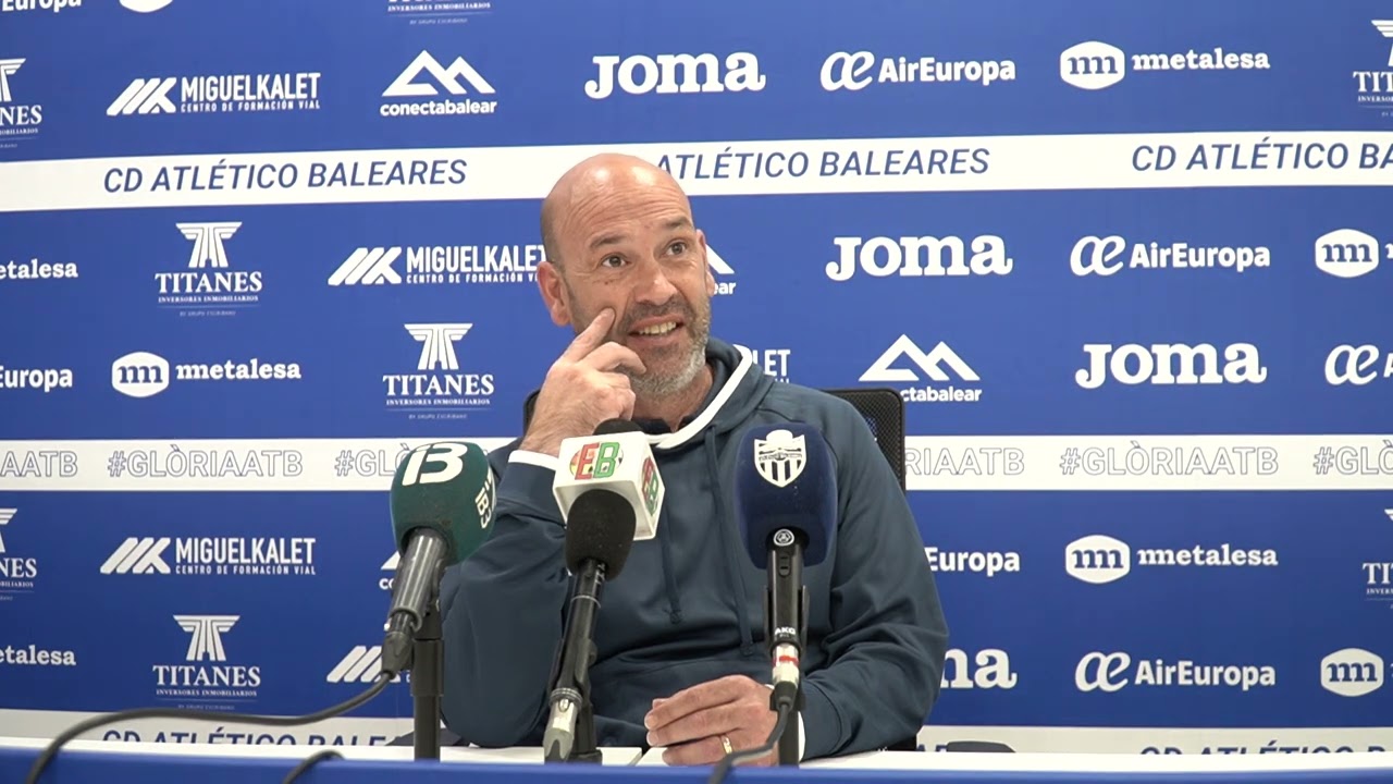 Rueda de prensa de Luis Blanco luego del partido vs FC Barça Atlètic. | Atlético Baleares |