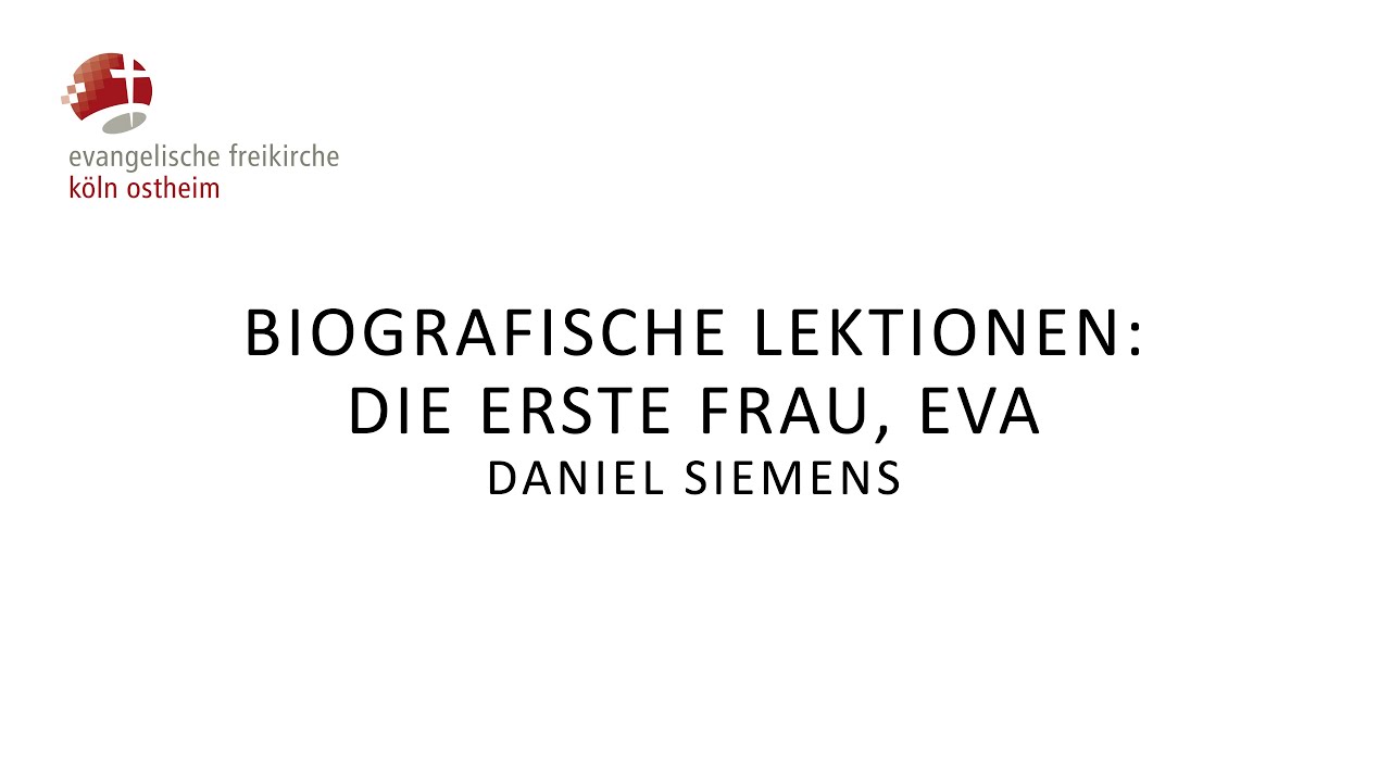 Die erste Frau, Eva // Daniel Siemens