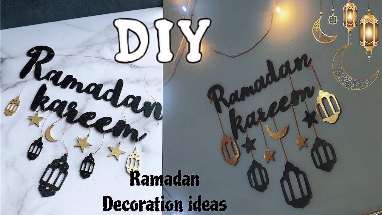 Diy Ramadan Decoration ideas🌙/Easy Ramadan Decor/ #diy #ramadan #craft