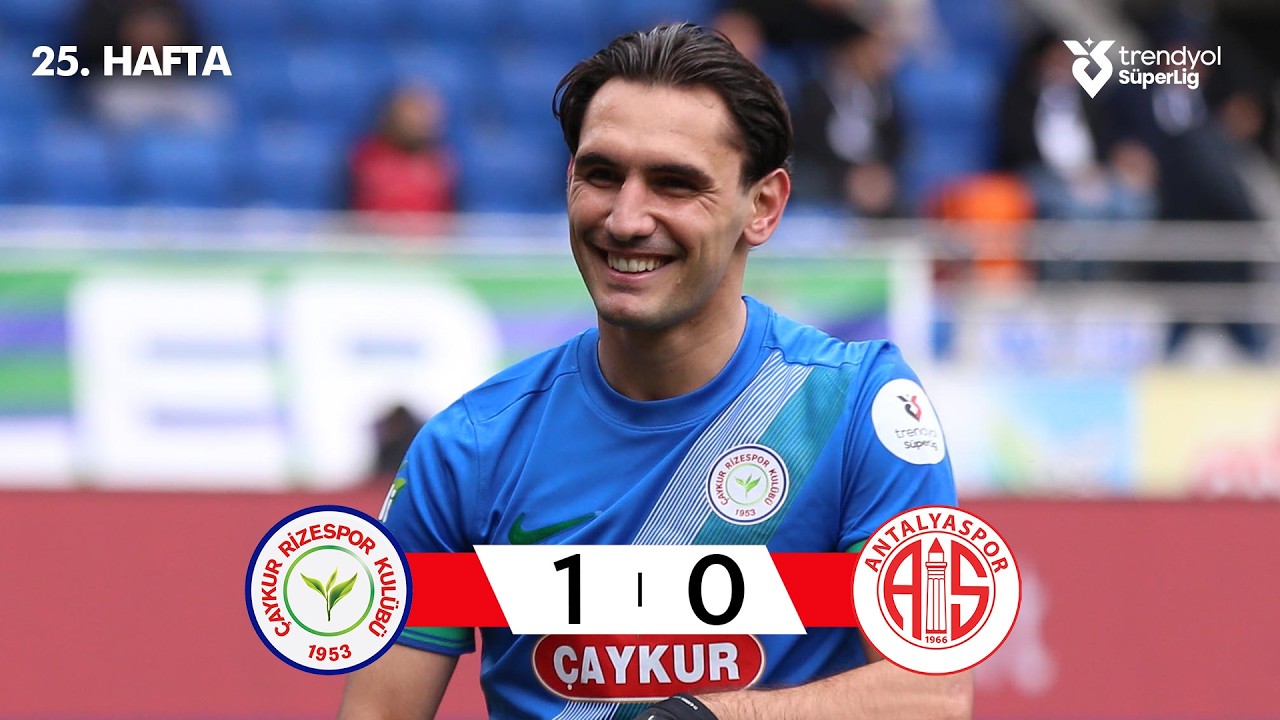 Çaykur Rizespor (1-0) Antalyaspor - Highlights/Özet | Trendyol Süper Lig - 2025/26