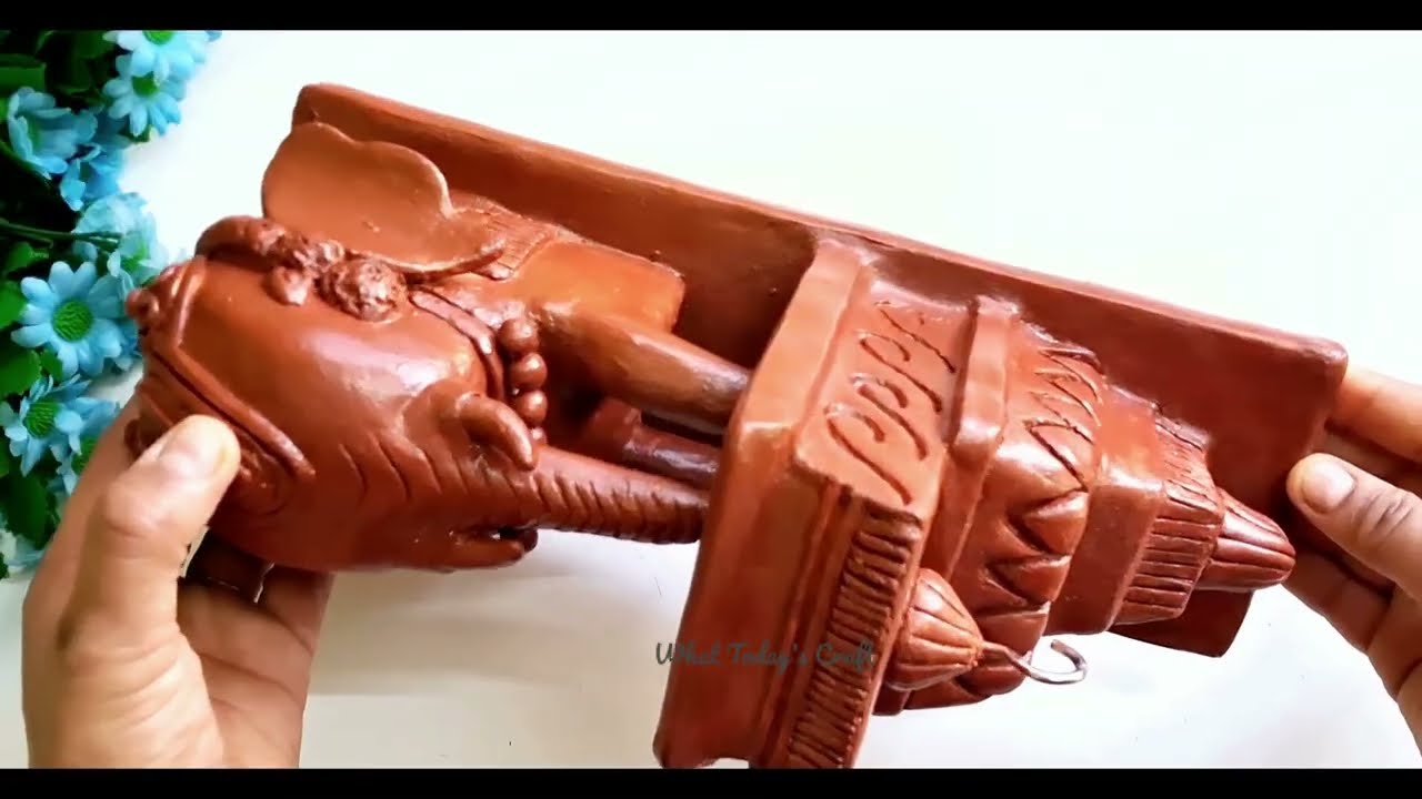 Elephant Wall Hanging | Elephant Showpiece Making at Home | Home Decor |Diy Wall Hanging