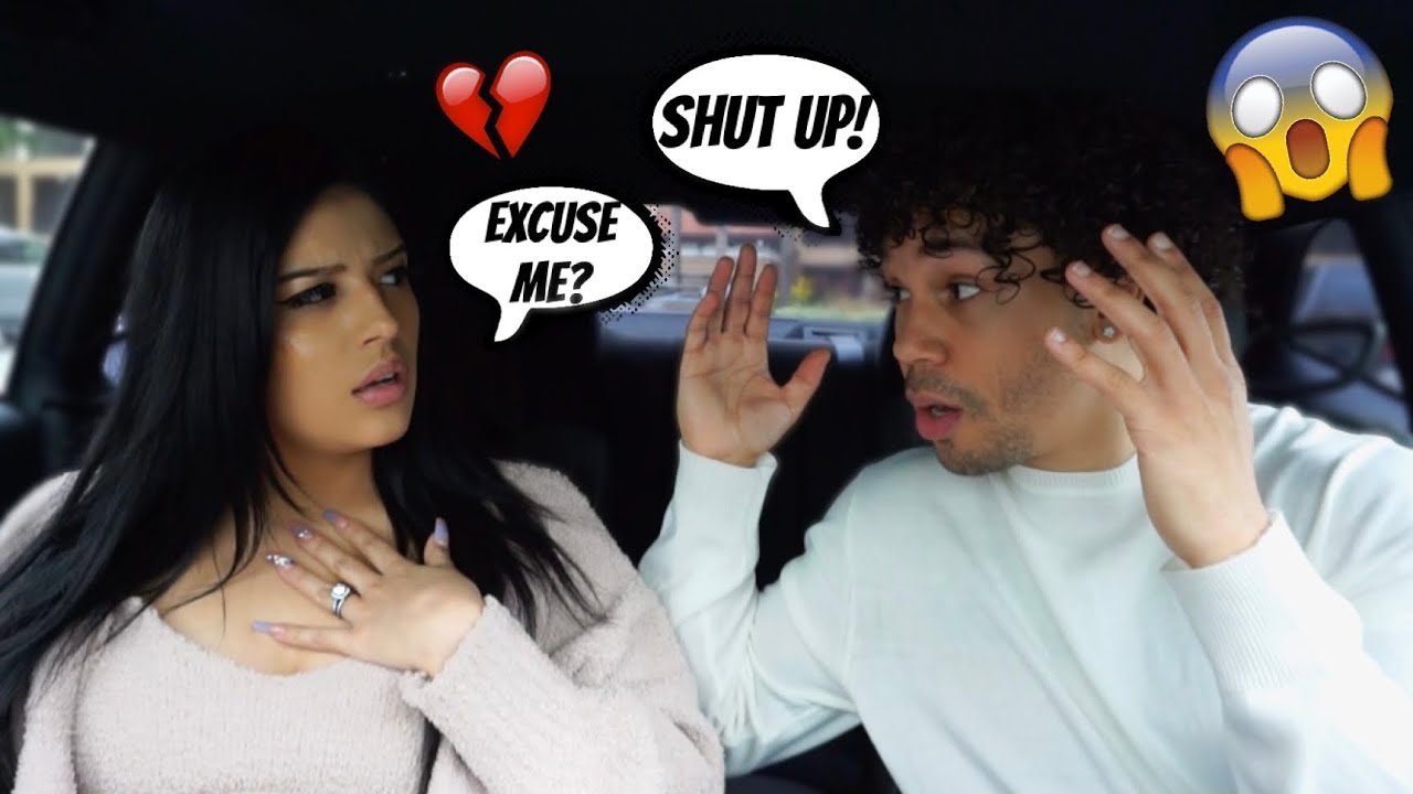 Telling My Wife To SHUT UP To See Her Reaction.. *NEVER AGAIN*