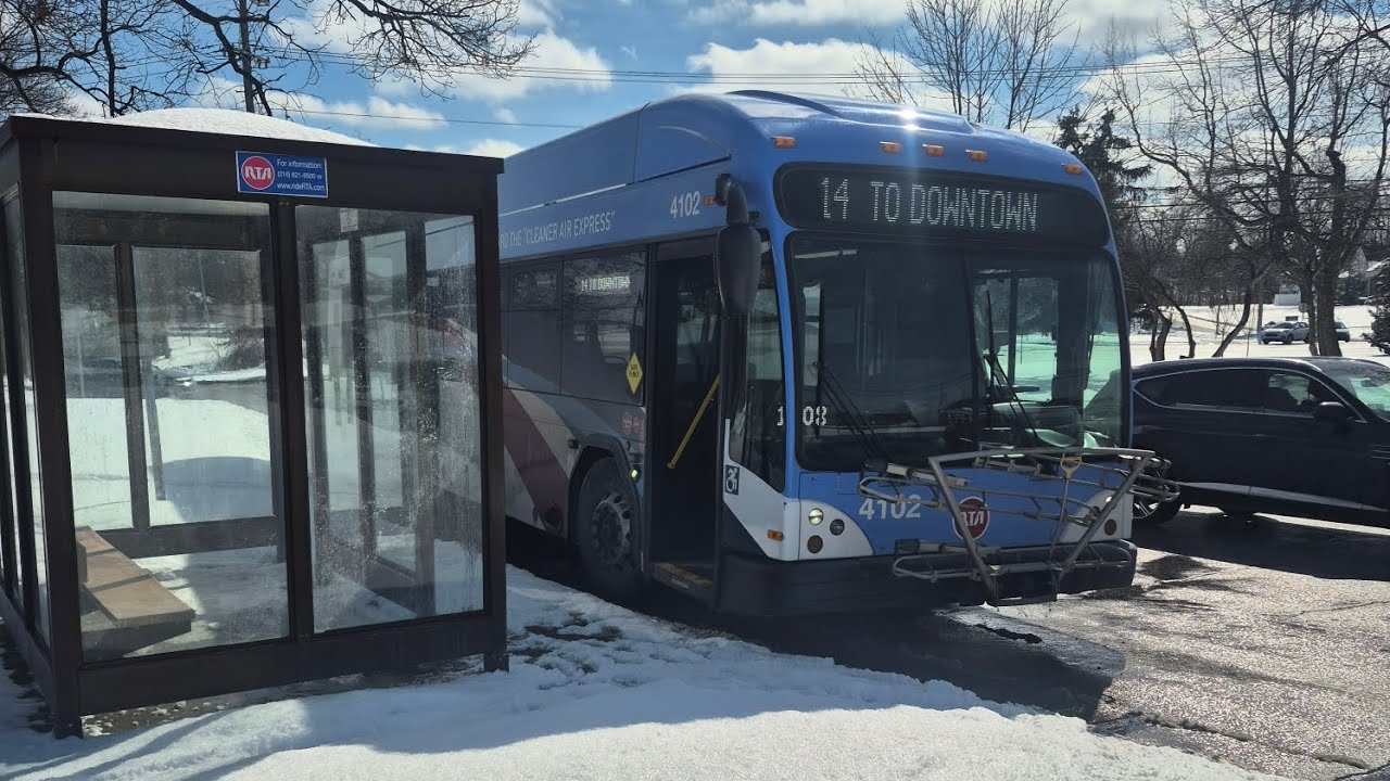 RTA Ride Rt 14 Kinsman to Downtown #4102 2023 Gillig BRT+CNG 40' 