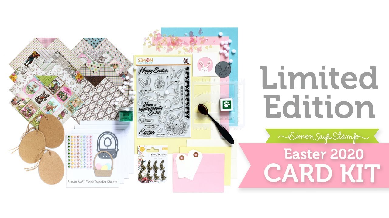 Cottontail Wishes Easter 2020: Simon Says Stamp Limited Edition Card Kit Reveal and Inspiration
