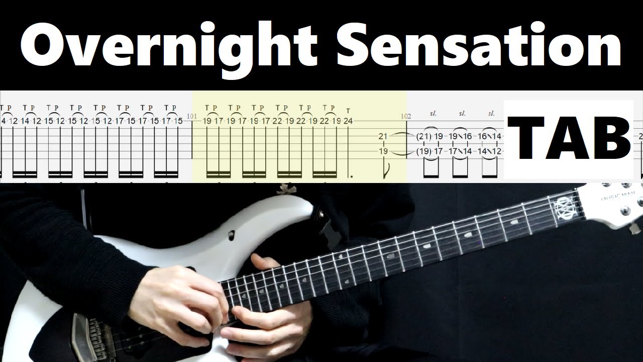 Firehouse - Overnight Sensation / guitar cover tab tutorial