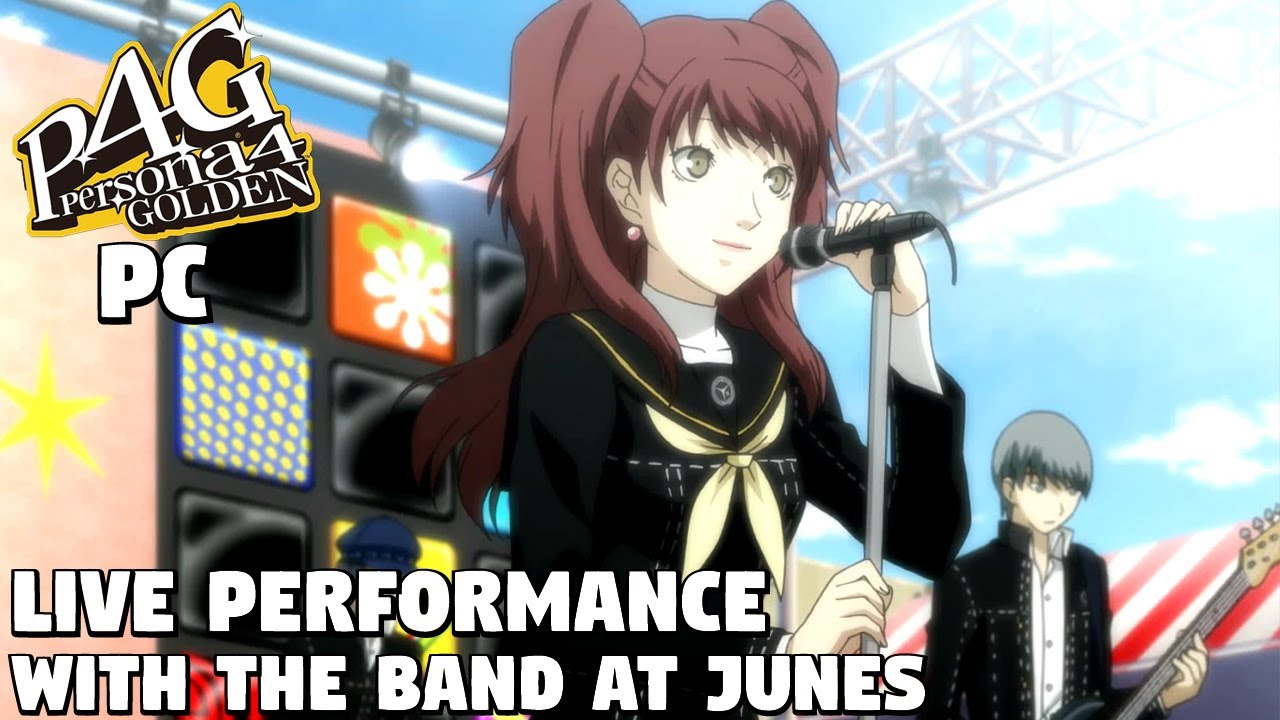 Persona 4 Golden — живое выступление с группой в июне [ПК]