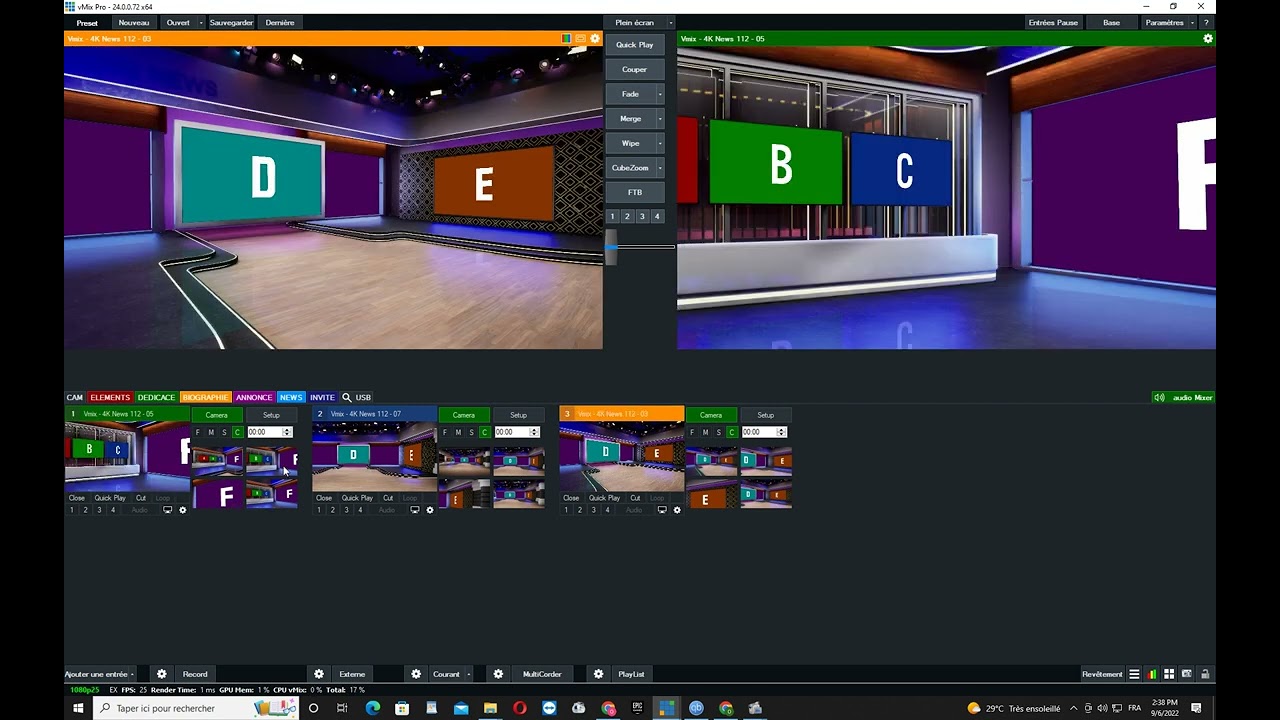 free virtual set for vmix