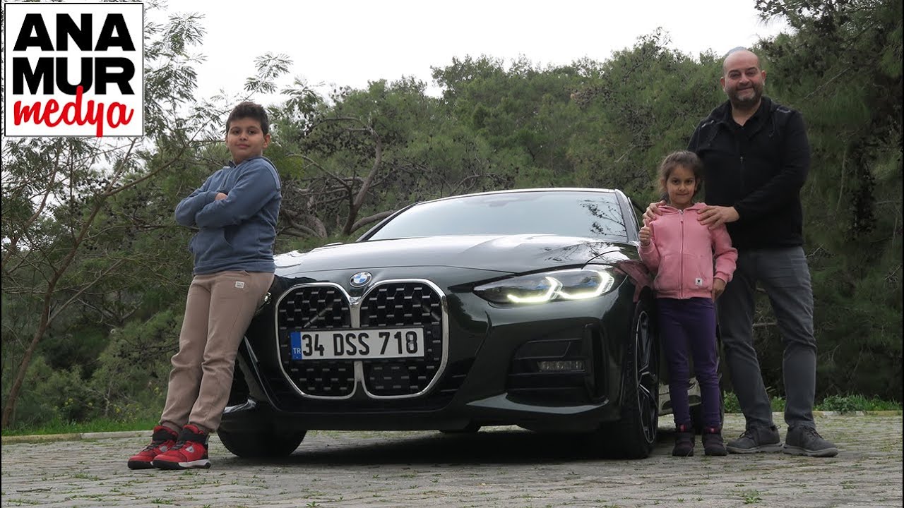Yeni BMW 4 Serisi Coupe 2022 Baba Oğul Kız Test / BMW 420i Coupe Otomatik G22 Test S&uuml;r&uuml;ş&uuml;