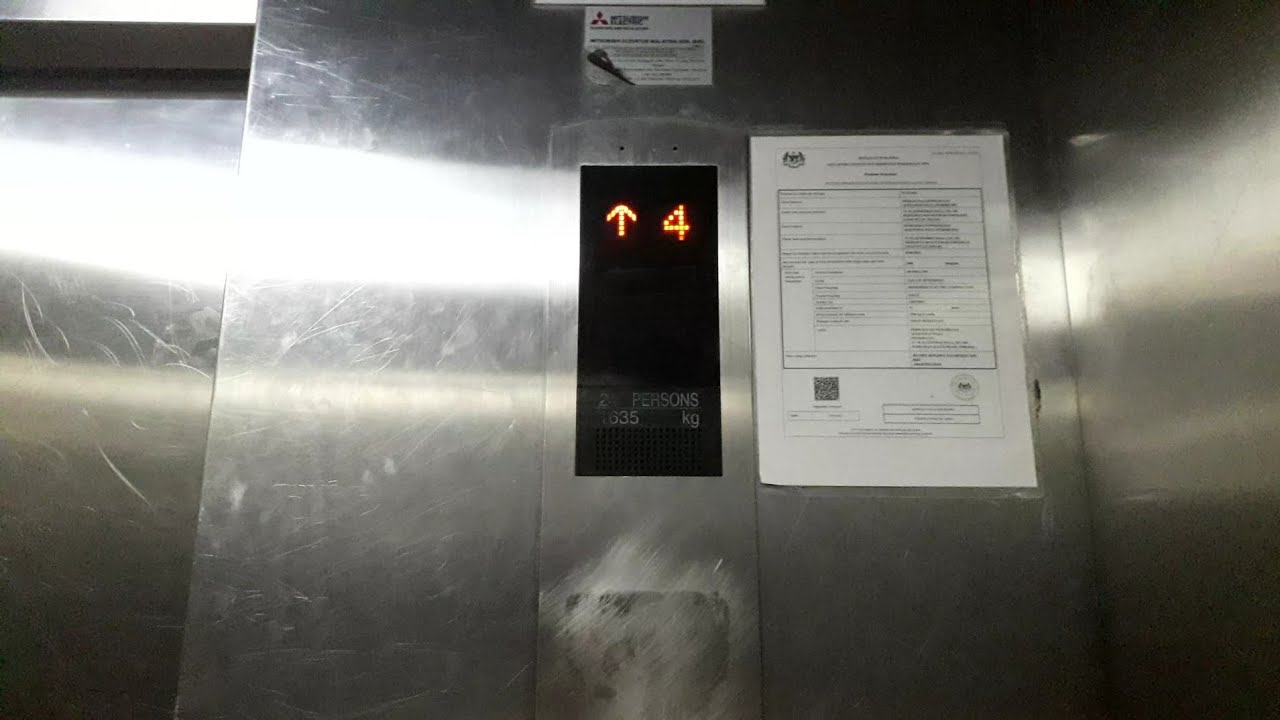 Mitsubishi GPS-III Service Elevators at Queensbay Mall, Bayan Lepas, Penang (South Zone)