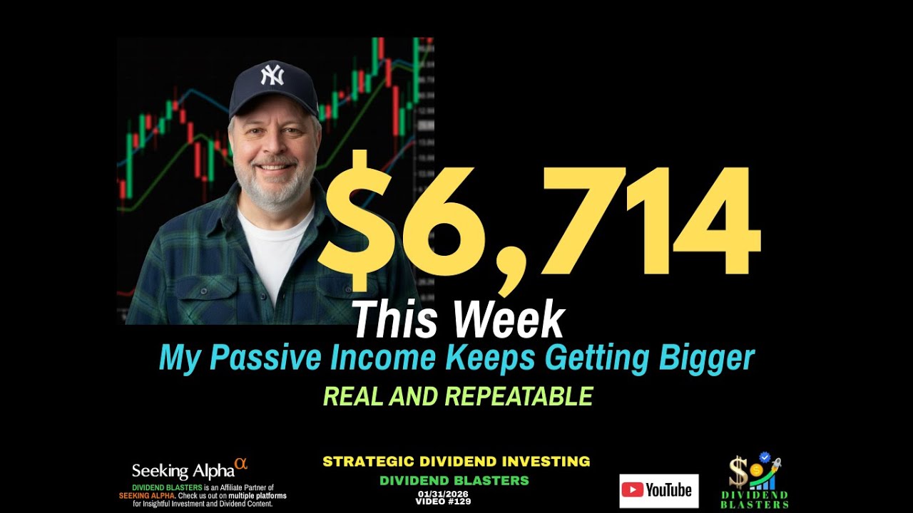 6714 долларов на этой неделе!! Мой еженедельный пассивный доход продолжает расти!!