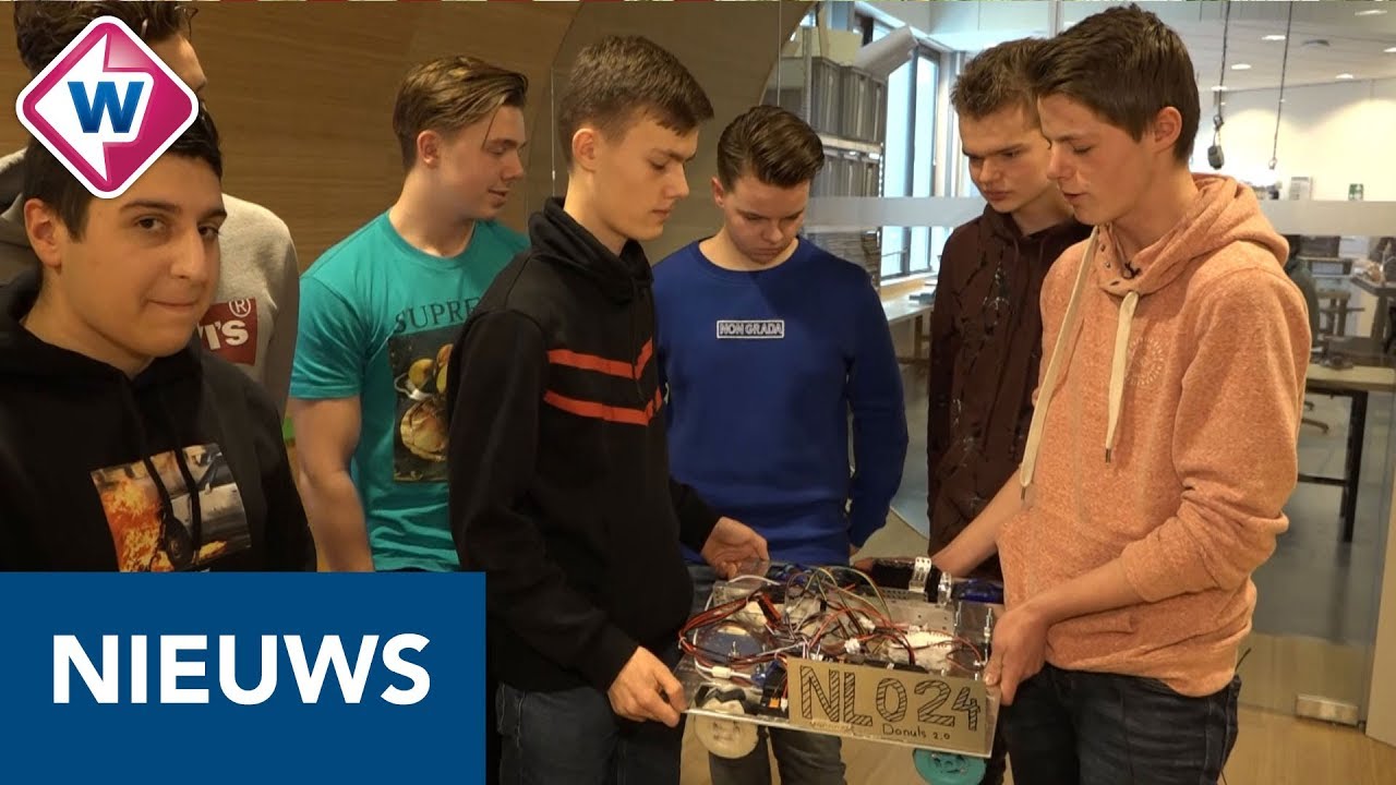 ISW Hoogeland in Naaldwijk in landelijke finale robotwedstrijd - OMROEP WEST