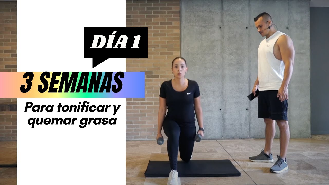 Tonifica tu cuerpo y quema grasa en casa | Día 1 | Tren Inferior