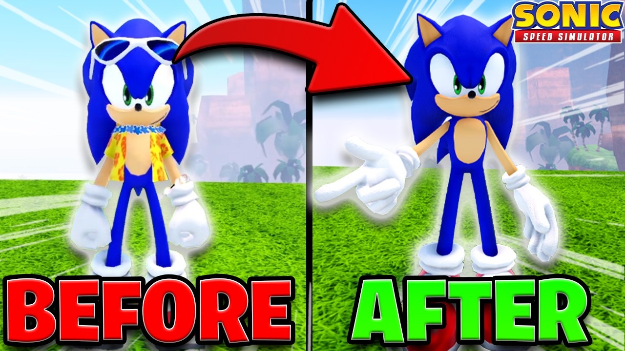 ОБНОВЛЕНИЕ КАЖДОГО скина в Sonic Speed ​​Simulator!