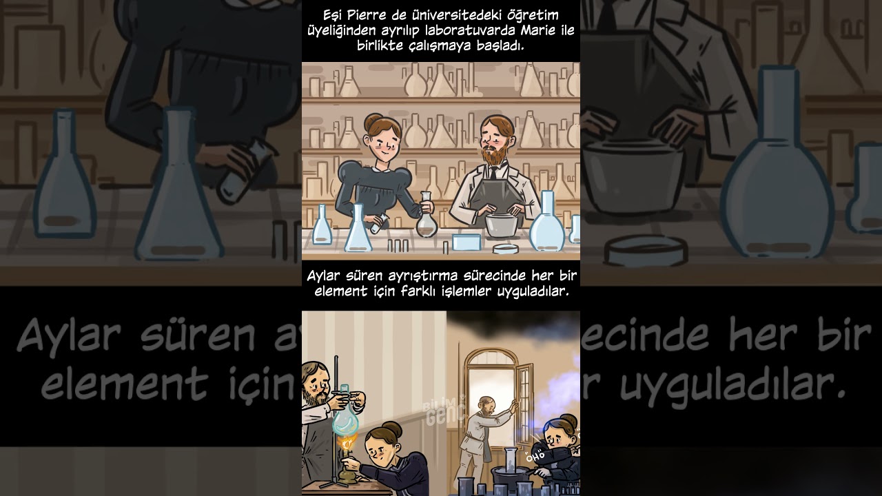 🧪Bilime Adanan Bir &Ouml;m&uuml;r: Marie Curie👩🏻&zwj;🔬 #shorts #bilim