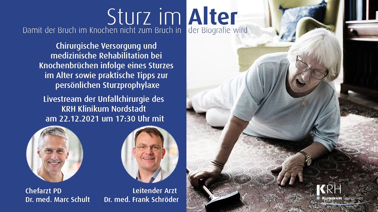 Sturz im Alter: Damit der Bruch im Knochen nicht zum Bruch in der Biografie wird