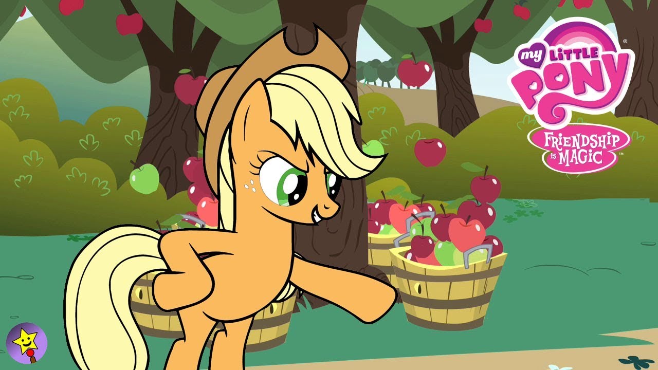 My Little Pony Coloring Book Applejack Coloring Page MLP MLPFiM Mane 6