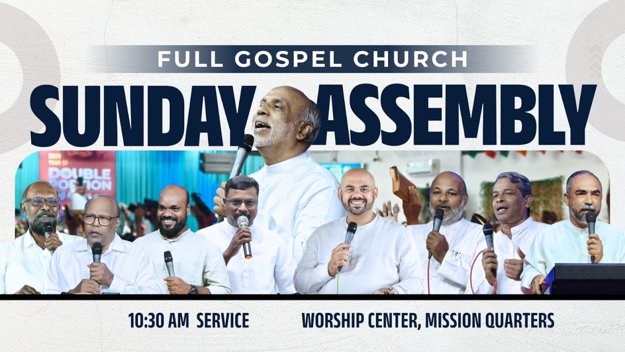 18/01/2026 | 10.30 AM | Sunday Live | Full Gospel Church | Worship Center Thrissur