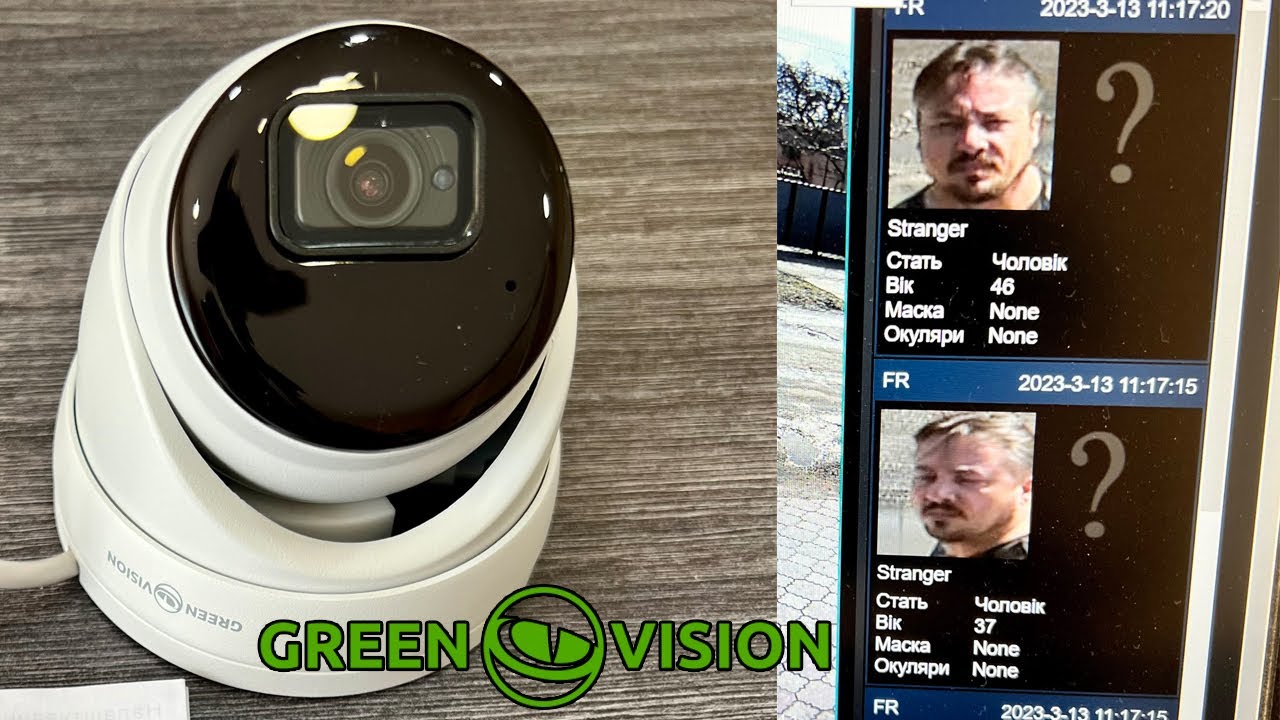 Kamera ip 12mp GREEN VISION określa płeć, wiek osoby, liczy osoby i samochody