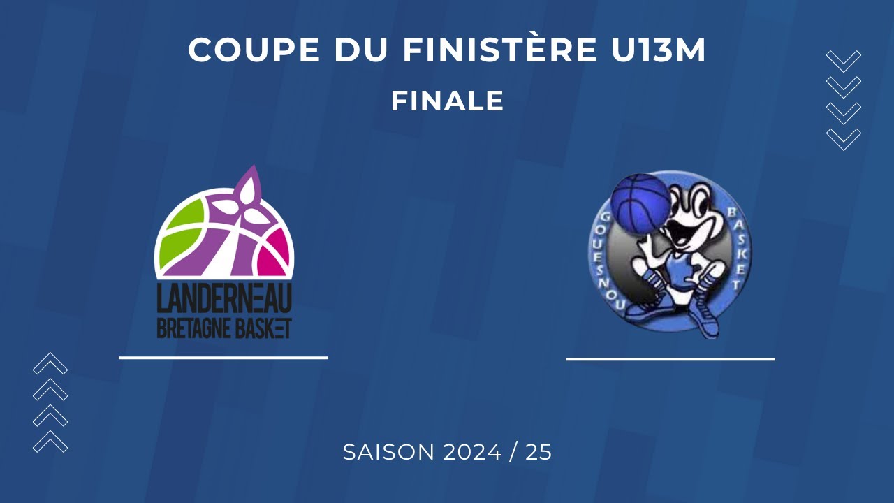 U13M - Finale Coupe du Finistère - Landerneau v Gouesnou - 07/06/2025